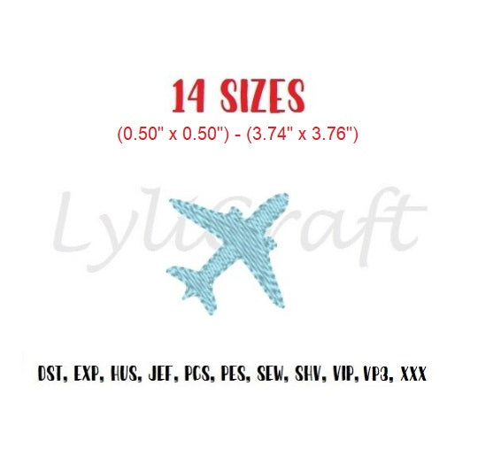 Mini Airplane Embroidery Design, Small Planes Machine Embroidery Designs, Mini Avion, Travel Embroidery, Digital Instant Download.