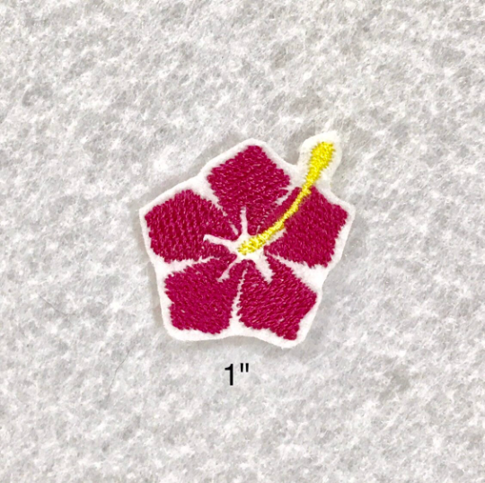 Hibiscus Embroidery Design