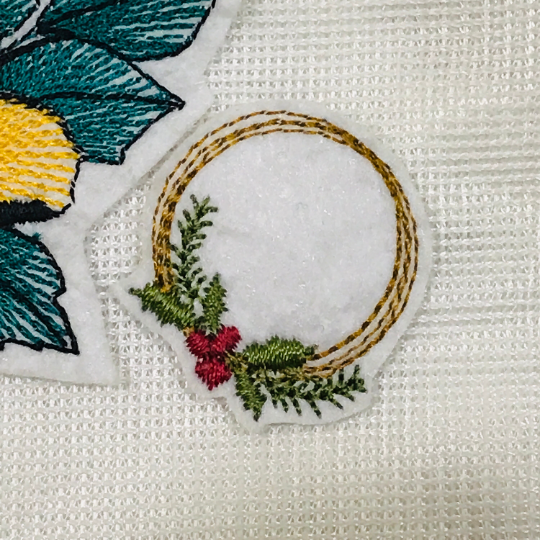 Christmas Wreath Embroidery Design