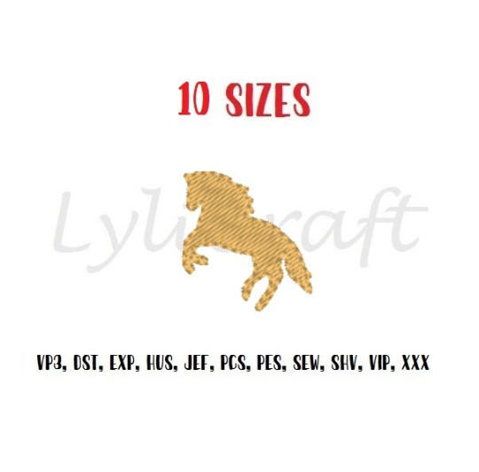 Mini horse embroidery design, small horse machine embroidery designs, animal embroidery, farm embroidery, equestrian embroidery design, instant download