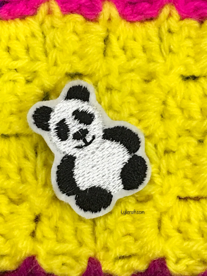 Panda Bear Embroidery Design