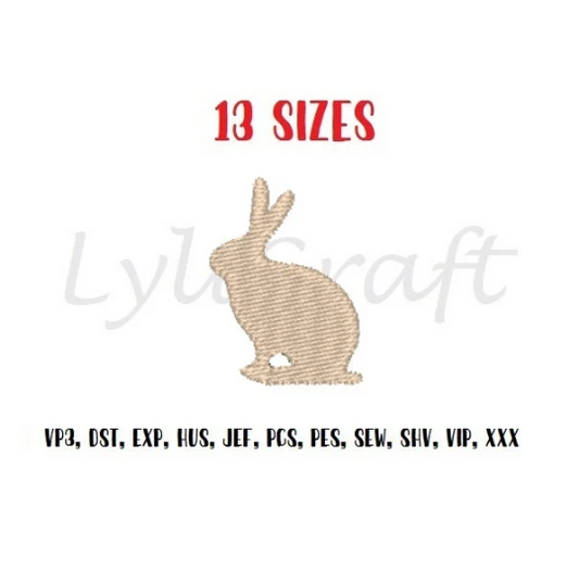 Rabbit Embroidery Design