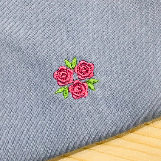 Rose Bouquet Embroidery Design