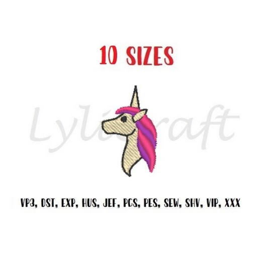 Mini unicorn embroidery design, small unicorn machine embroidery designs, fairy tale embroidery design, pony embroidery, girl embroidery, instant download.