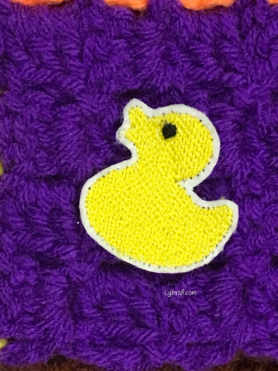 Rubber Duck Embroidery Design