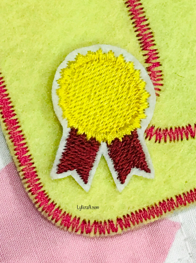 Medal embroidery design