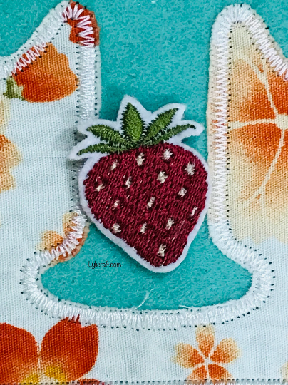 Strawberry Embroidery Design