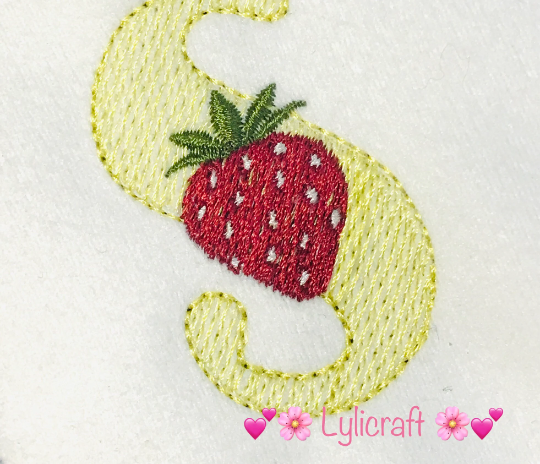 Strawberry Embroidery Design, Strawberry Embroidery, Fruits Machine Embroidery Mini, Embroidery Design, Strawberry Embroidery, Instant Downloads
